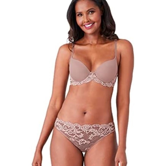 NWT Wacoal Instant Icon Bra in Cafe Au Lait 30DD - Picture 2 of 5